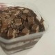 Bolo de Pote - Brigadeiro  c/  kit Kat Peso 240gr