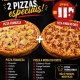 1352-COMBO = 1= Pizza  Francesa +1= Pizza A moda do chefe + 1 refrigerante sortido