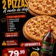 54 - COMBO = 2 Pizzas A moda do chefe + 1 refrigerante sortido