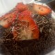 Bolo de  Brigadeiro c/ Morango Peso 250gr